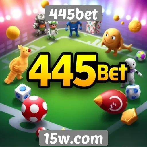 Diversidade de jogos disponíveis na plataforma 445bet